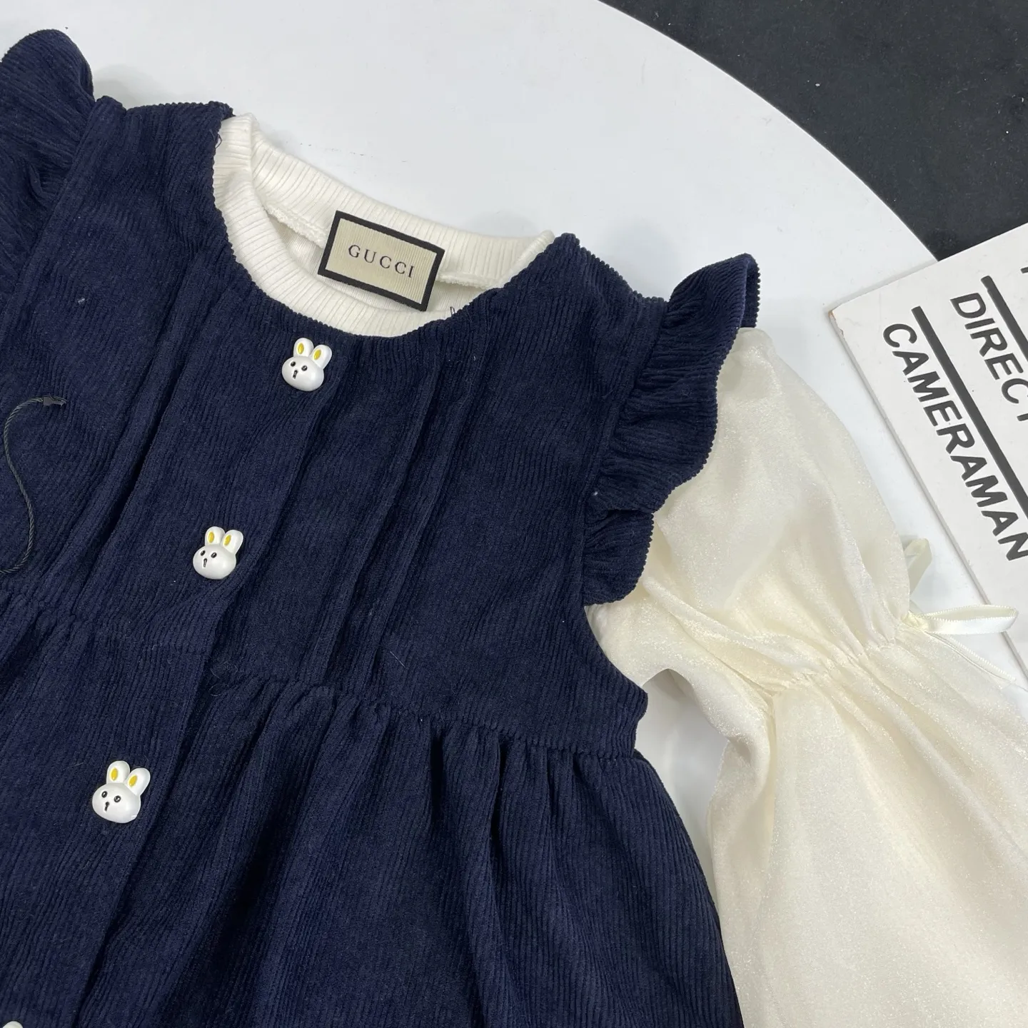 【90-140cm】おしゃれ感満点 好感度UP 可愛い プリンセス 女の子 長袖 ワンピース