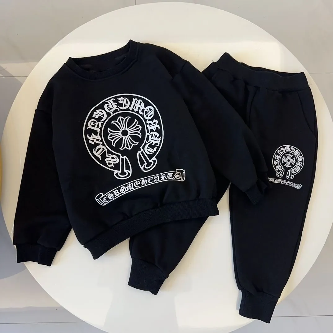 【90-160cm】二点セット 単品注文可 シンプル トレンド  カジュアル 男の子  トレーナー+長ズボン セットアップ