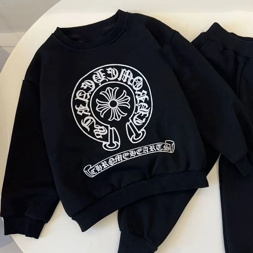 【90-160cm】二点セット 単品注文可 シンプル トレンド  カジュアル 男の子  トレーナー+長ズボン セットアップ