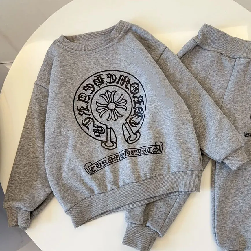 【90-160cm】二点セット 単品注文可 シンプル トレンド  カジュアル 男の子  トレーナー+長ズボン セットアップ