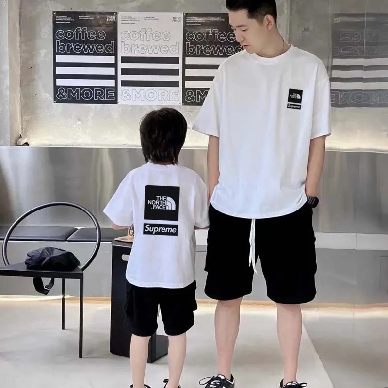 【90-160cm+親サイズ】絶対後悔しない 見逃し厳禁 カジュアル お出かけに 親子ペア 半袖 Ｔシャツ