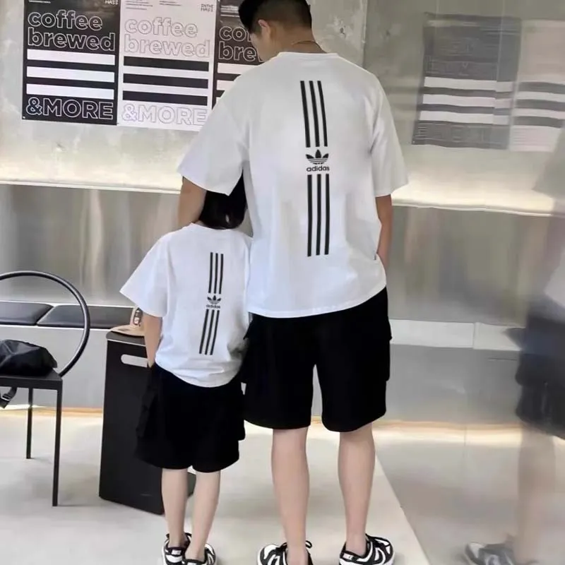 【90-160cm+親サイズ】絶対見逃さないで 爆売れ中 カジュアル トレンド 親子ペア 半袖 Ｔシャツ