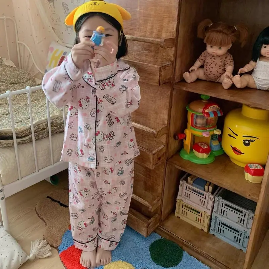 【90-140cm】好感度100％  爆売れ中 可愛い 前開きタイプ キッズ ルームウェア