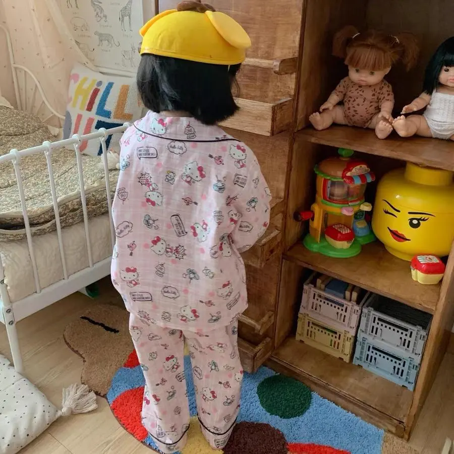 【90-140cm】好感度100％  爆売れ中 可愛い 前開きタイプ キッズ ルームウェア