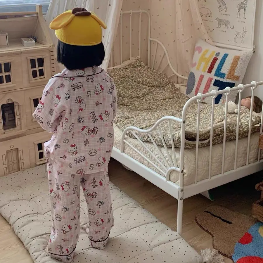 【90-140cm】好感度100％  爆売れ中 可愛い 前開きタイプ キッズ ルームウェア