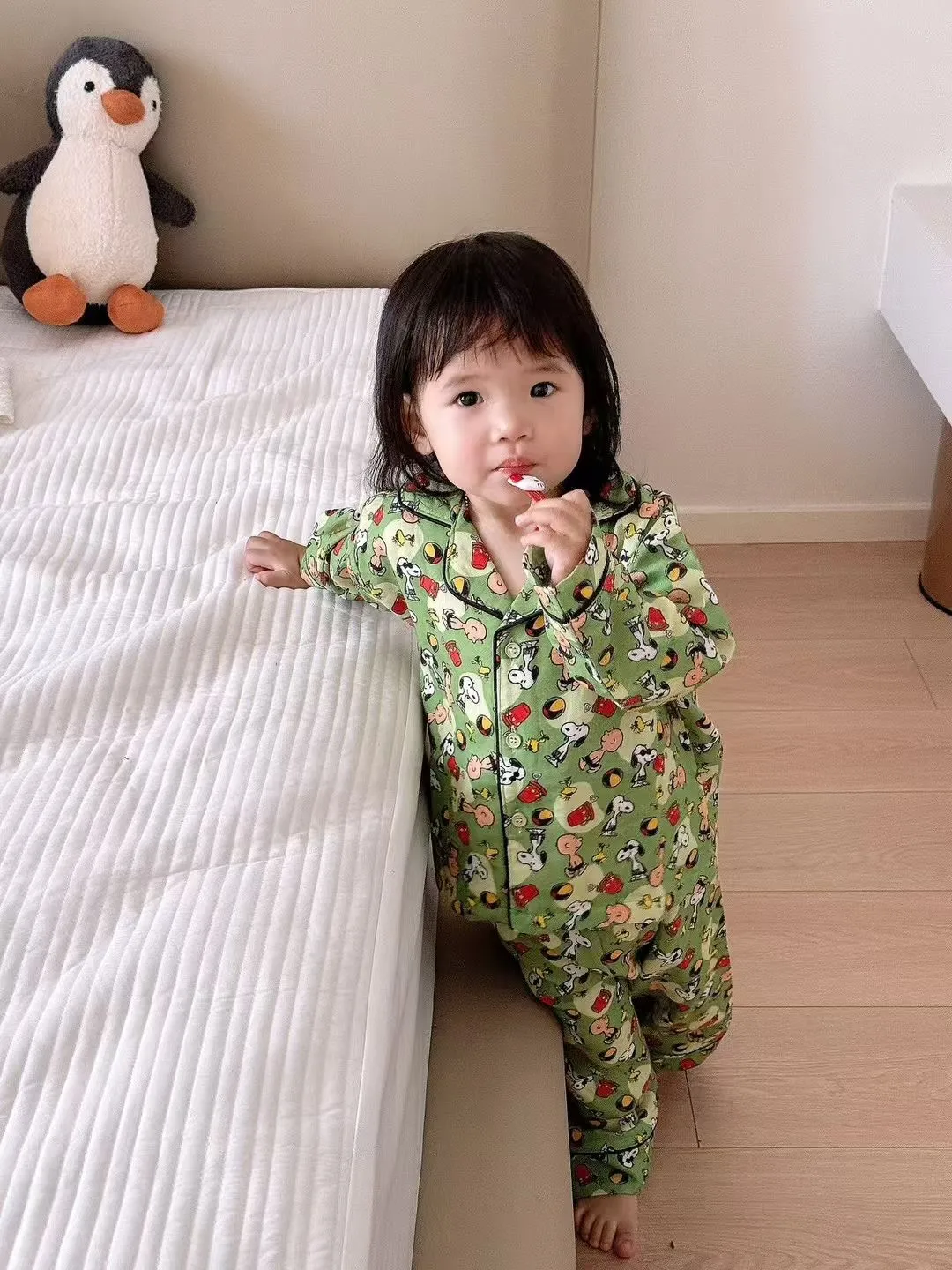 【80-130cm】絶対見逃さないで 存在感抜群 かわいさ満点 肌触り良い キッズ ルームウェア