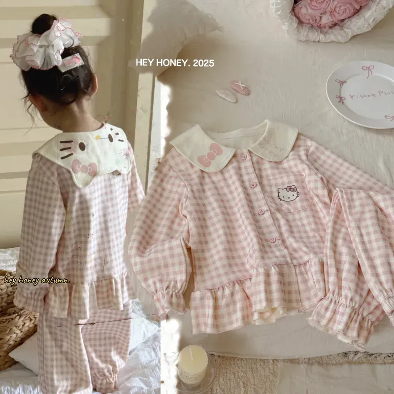 【90-150cm】好感度100％  おしゃれ かわいさ満点 肌触り良い 女の子 ルームウェア