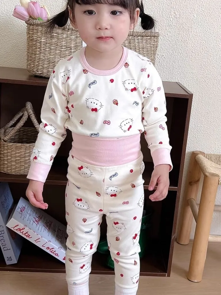 【80-130cm】ママたちに大好評 可愛い ふんわり優しい 肌触り良い キッズ ルームウェア