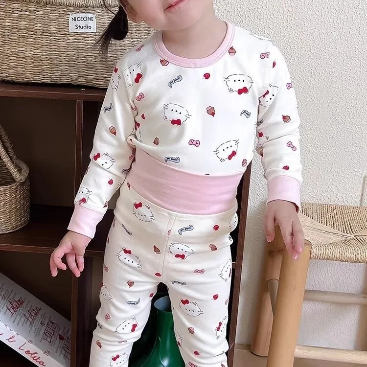 【80-130cm】ママたちに大好評 可愛い ふんわり優しい 肌触り良い キッズ ルームウェア