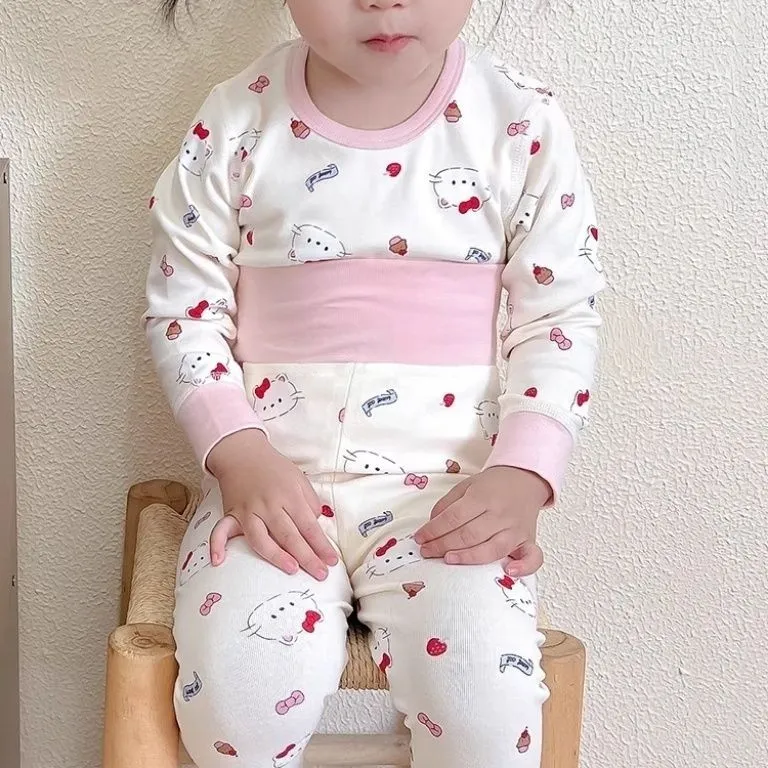 【80-130cm】ママたちに大好評 可愛い ふんわり優しい 肌触り良い キッズ ルームウェア