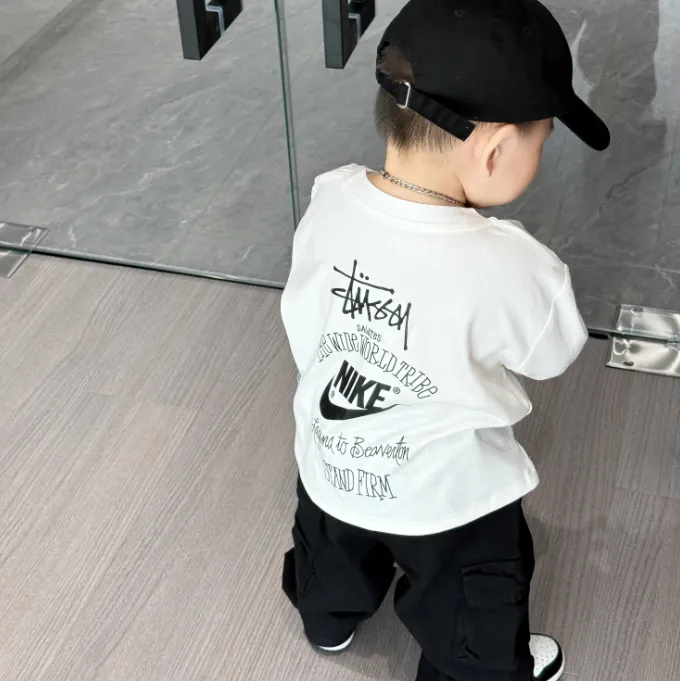 【90-160cm】リピーター多数 よく売れる カジュアル シンプル 長袖 Ｔシャツ