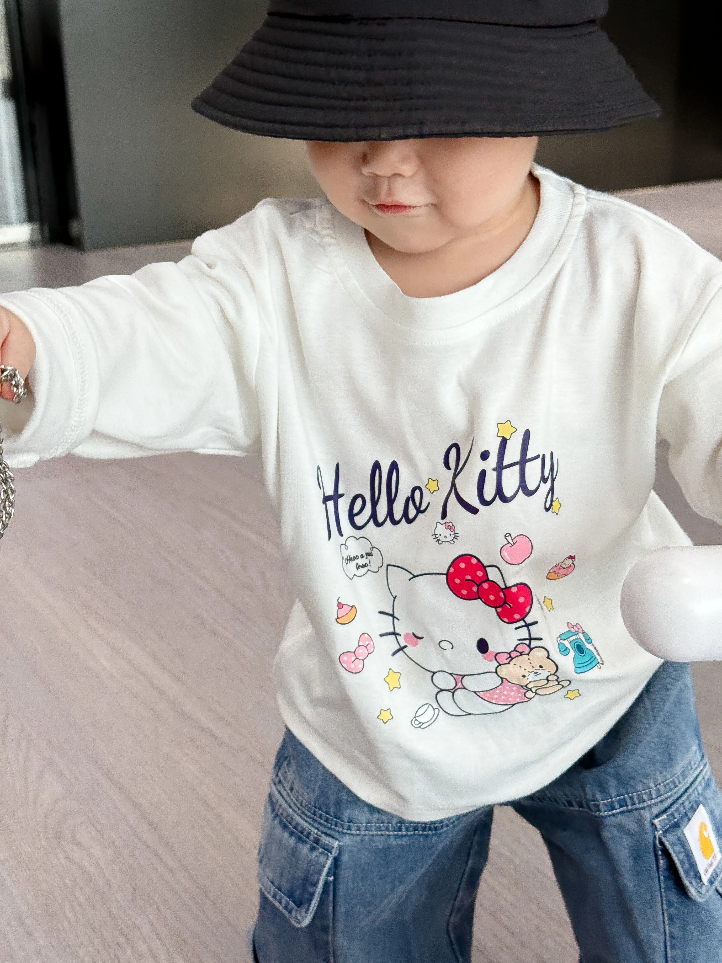 【90-160cm】リピーター多数 よく売れる カジュアル シンプル 長袖 Ｔシャツ