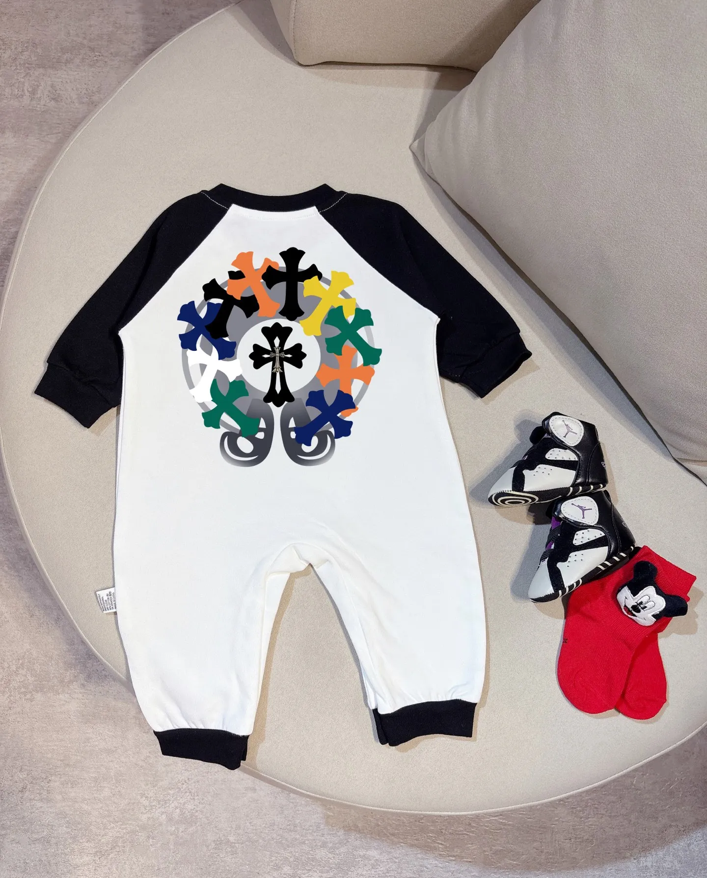 【66-90cm】人気爆発中 爆売れ中 スタイリッシュ 定番 着心地良い ベビー ロンパース