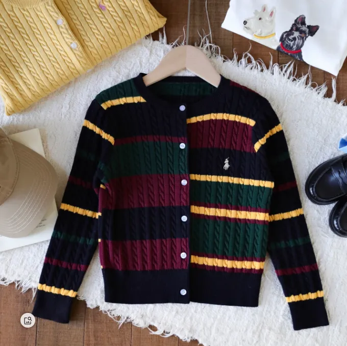 【90-150cm】ママたちに大好評 好感度UP 軽くて暖かい おしゃれ見え 女の子 カーディガン