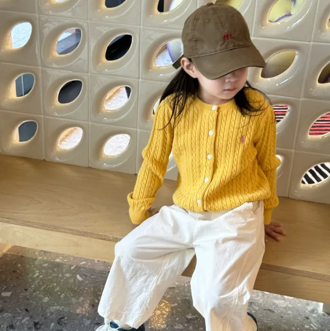 【90-150cm】おしゃれ度UP 好感度UP ふんわり柔らか ナチュラル 女の子 カーディガン