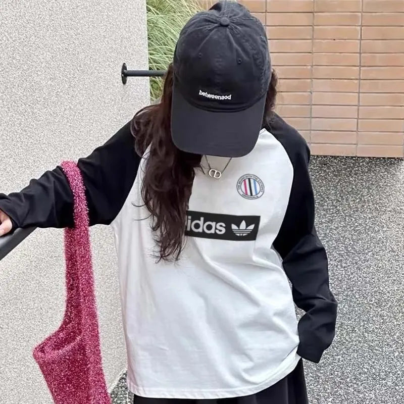 【110-170cm】ストリート感満載 爆売れ中 クール カジュアル 女の子 長袖 Ｔシャツ