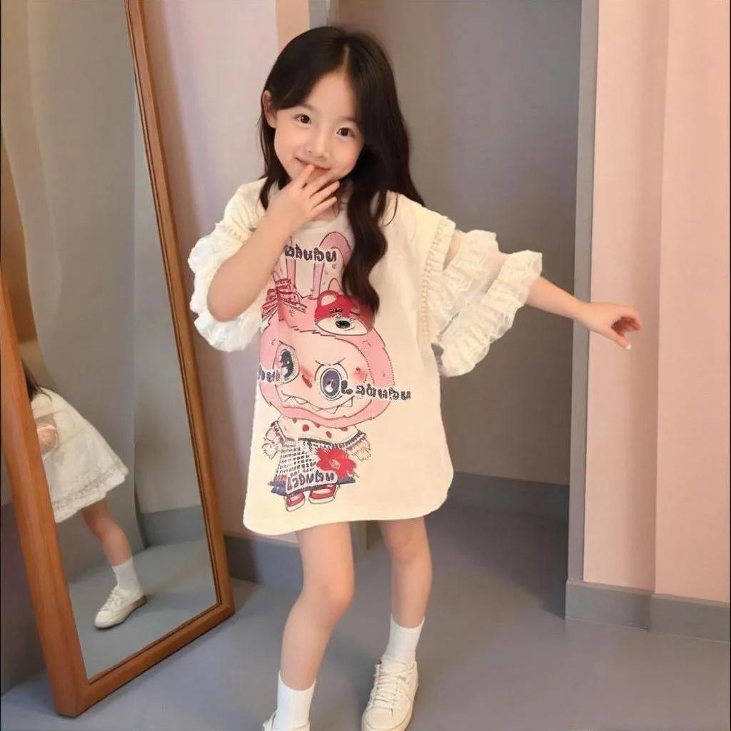 【110-170cm】おしゃれ度UP 大注目  デザイン満点 可愛い 女の子 ワンピース