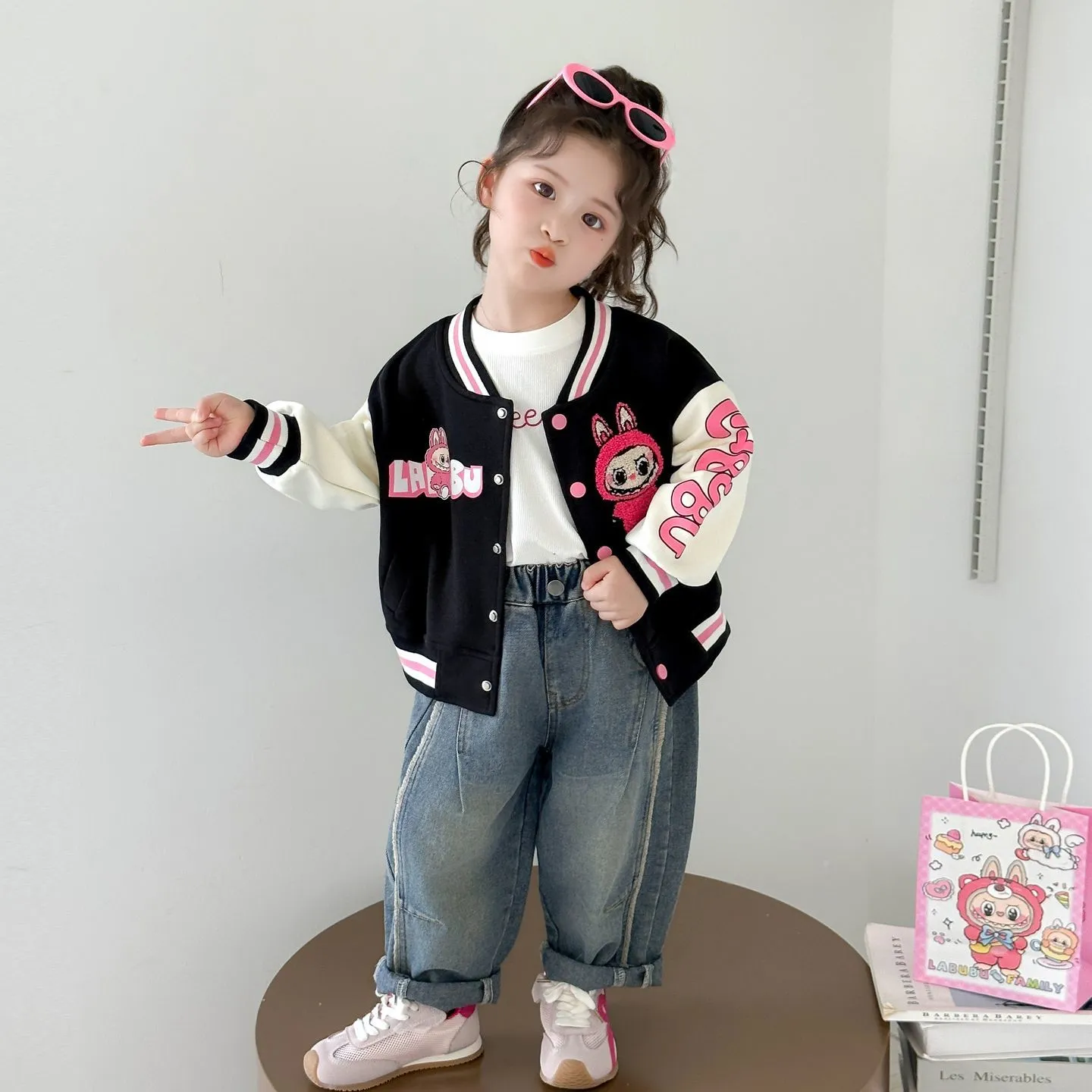 【80-150cm】人気爆発中 女の子 カジュアル 合わせやすい トレンド アウター