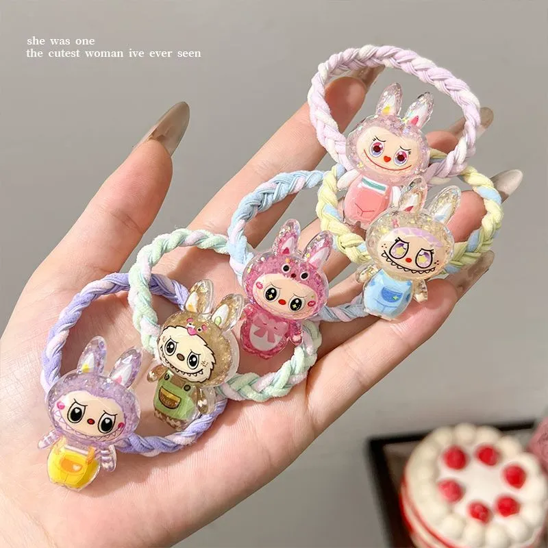 【5本セット】大人気 スウィート 可愛い よく伸びる ヘアゴム