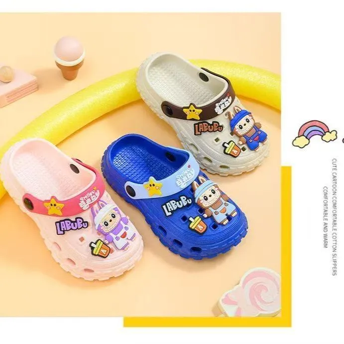 【足長16-21cm】おすすめ 可愛い 軽量 滑り止め 柔らかい クロッグサンダル