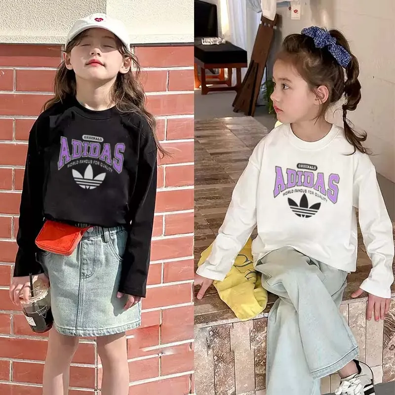 【90-160cm】デイリーにぴったり 爆売れ中 カジュアル トレンド 女の子 長袖 Ｔシャツ