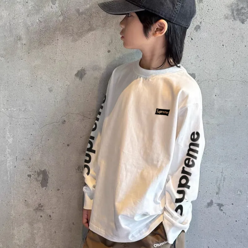 【90-160cm】トレンド感満点 爆売れ中 カジュアル スタイリッシュ 男の子 長袖 Ｔシャツ