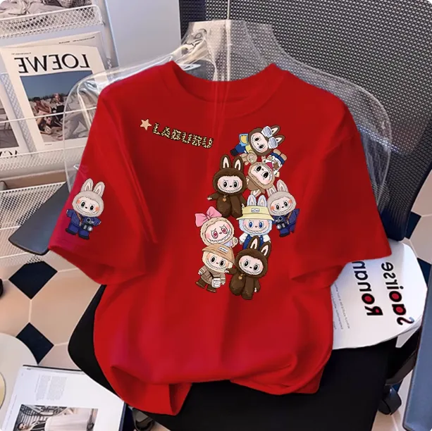 【90-160cm+親サイズ】人気爆発中 売れ筋 キャラクター カラバリ豊富 親子ペア 半袖 Ｔシャツ