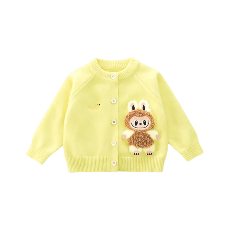 【90-140cm】今季大注目 可愛い カートゥーン おしゃれ 定番 ニット カーディガン