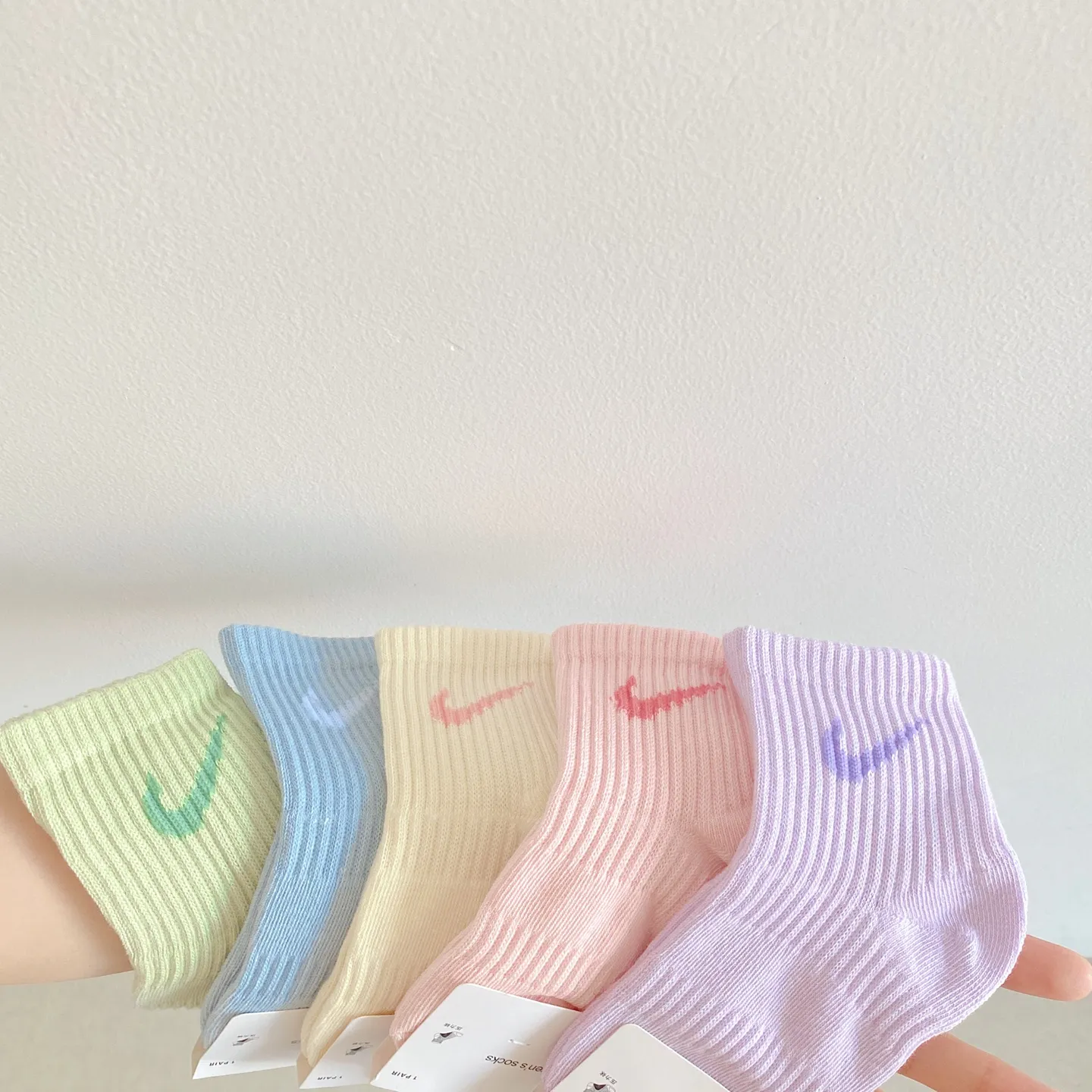 ５足セット デイリーに大活躍 ふんわりやわらか 通気性抜群 キッズ ソックス