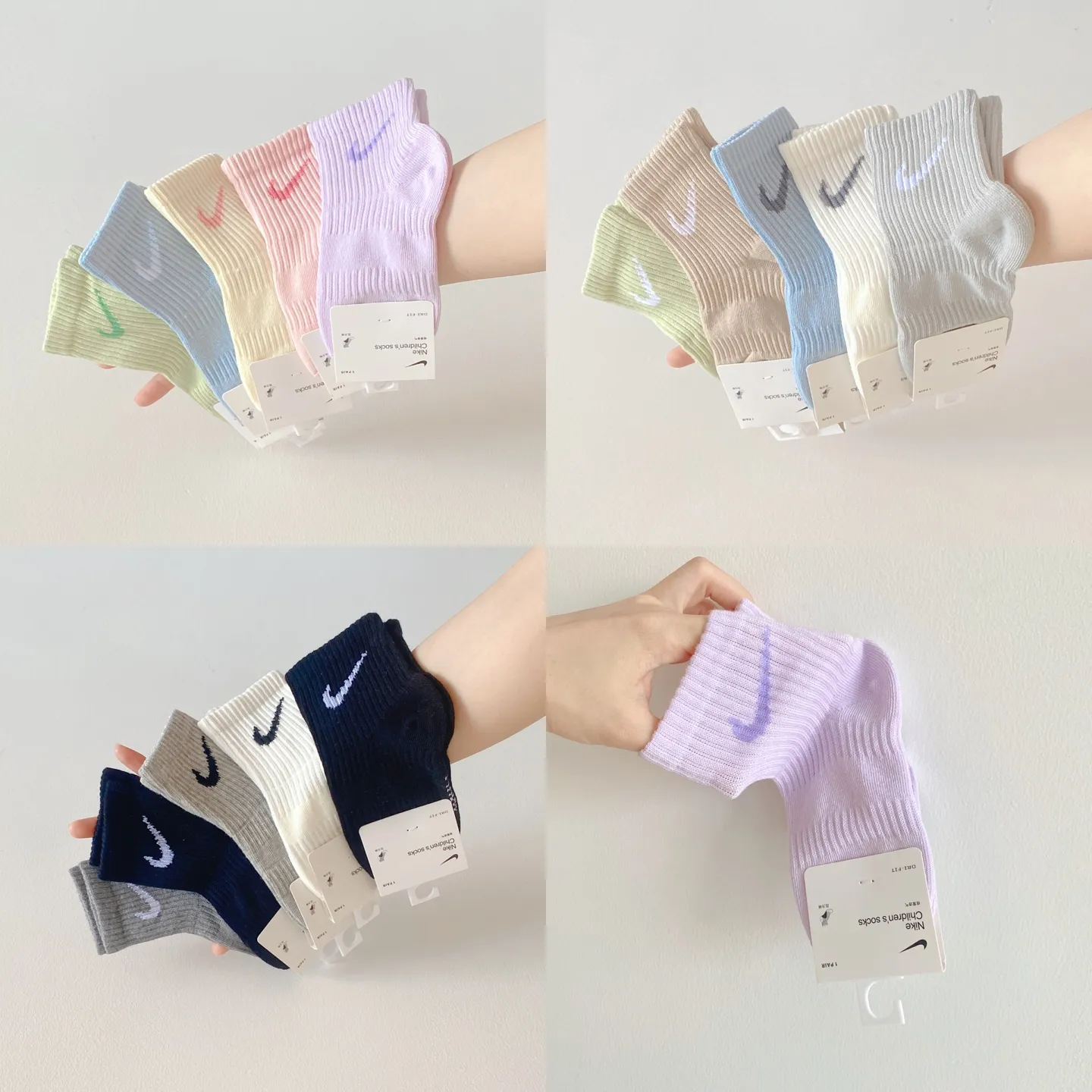 ５足セット デイリーに大活躍 ふんわりやわらか 通気性抜群 キッズ ソックス