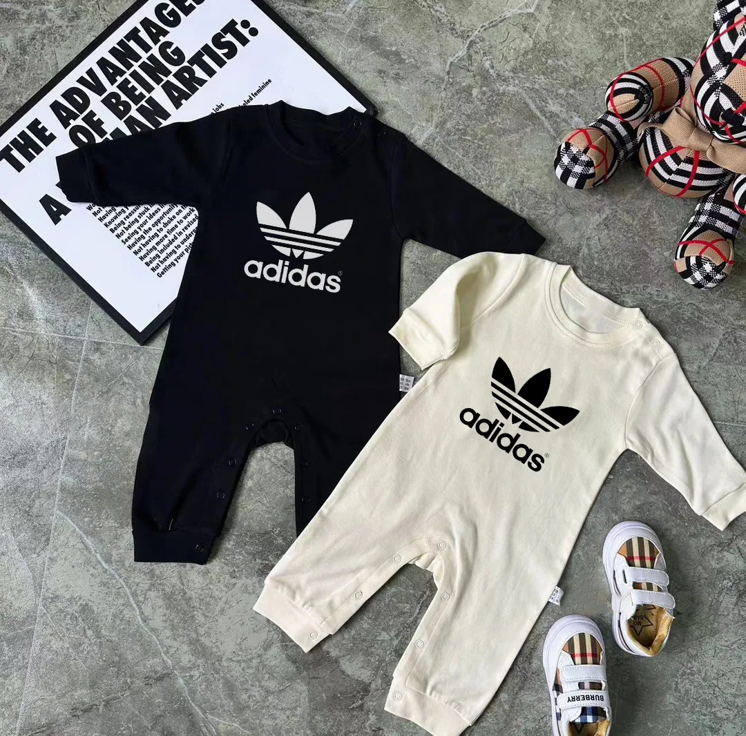 【66-90cm】ママたちに大好評 大注目 肌触り良い シンプル ベビー 長袖 ロンパース