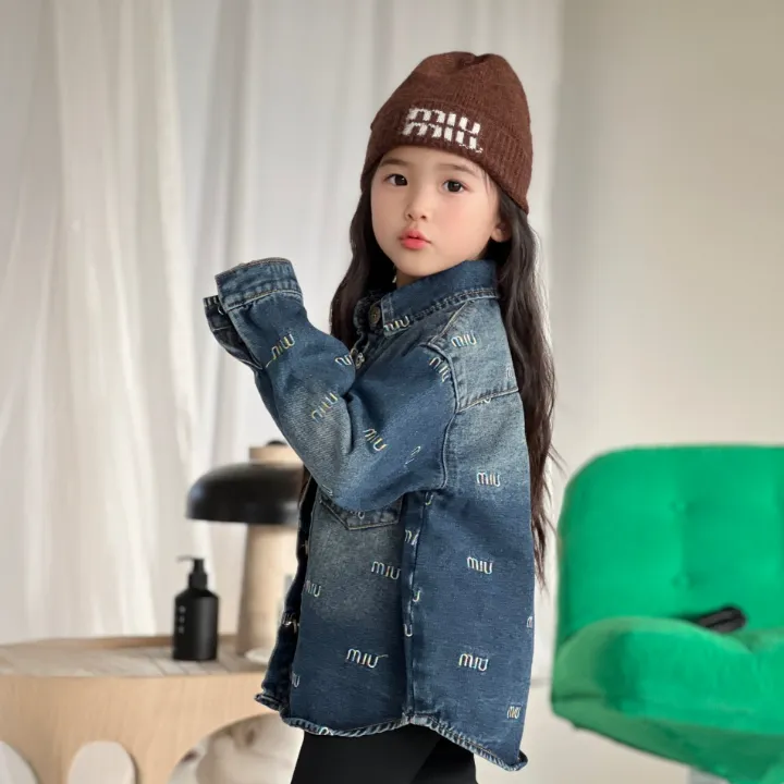 【100-165cm】話題沸騰中 品質満点 カジュアル 合わせやすい 女の子 デニム アウター