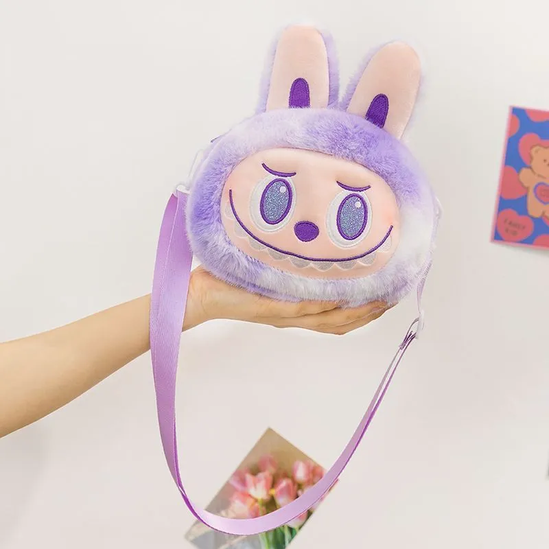 写真映えバッチリ ふわふわ 持ちやすい ぬいぐるみショルダーバッグ