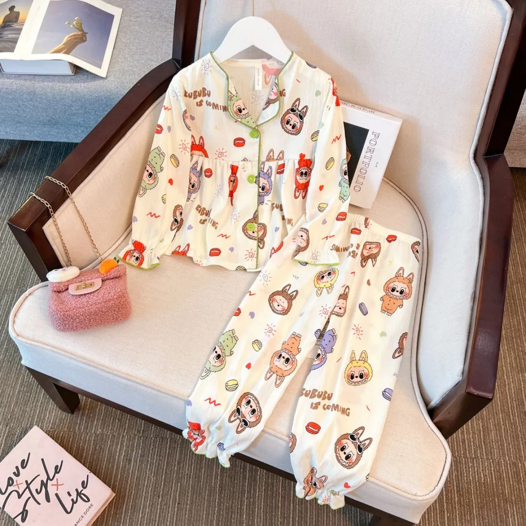 【90-160cm】絶対欲しい！女の子 パジャマ 長袖 着心地良い ルームウェア