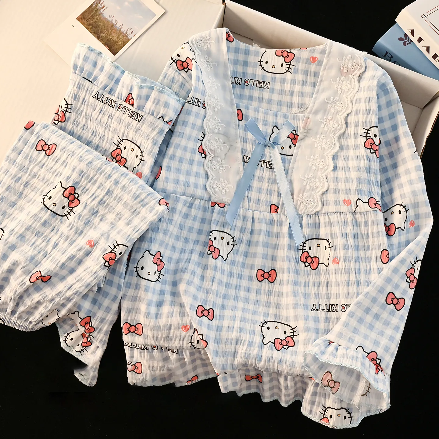 毎日着たくなる パジャマ カートゥーン 女の子 長袖 ルームウェア