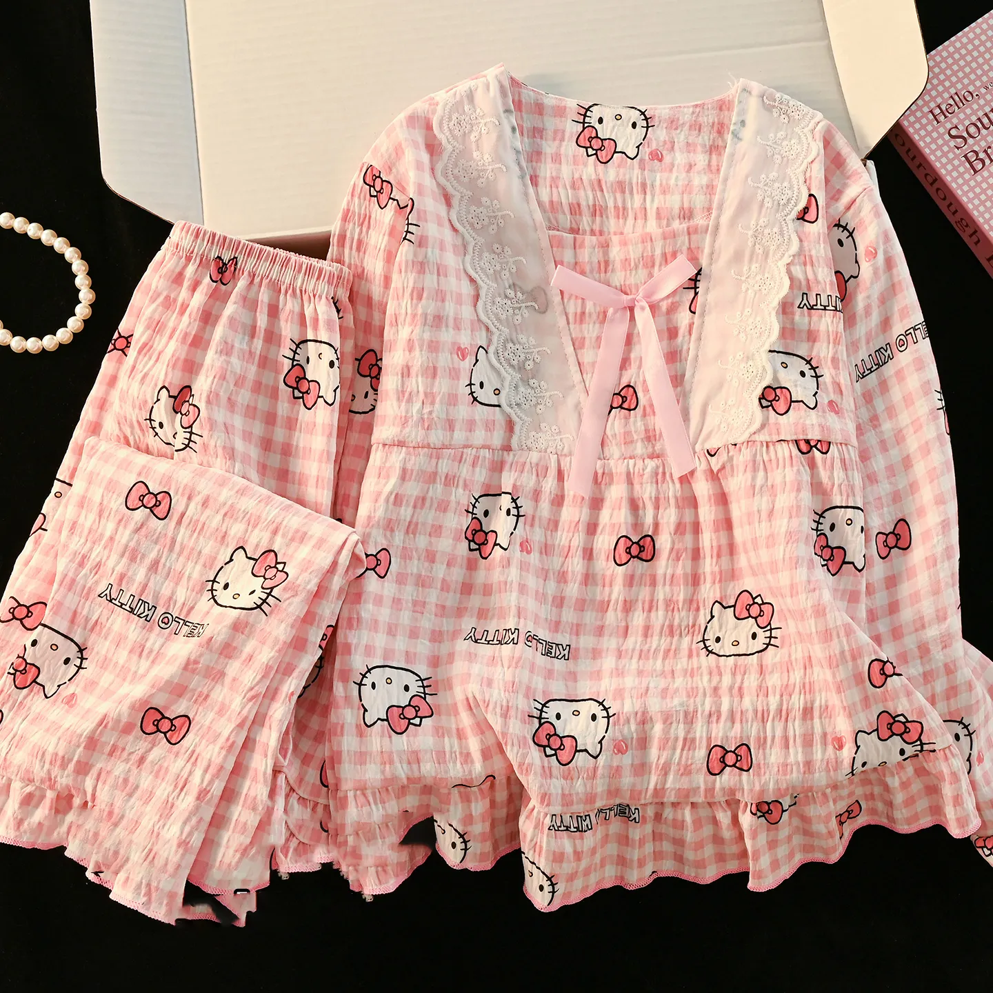 毎日着たくなる パジャマ カートゥーン 女の子 長袖 ルームウェア