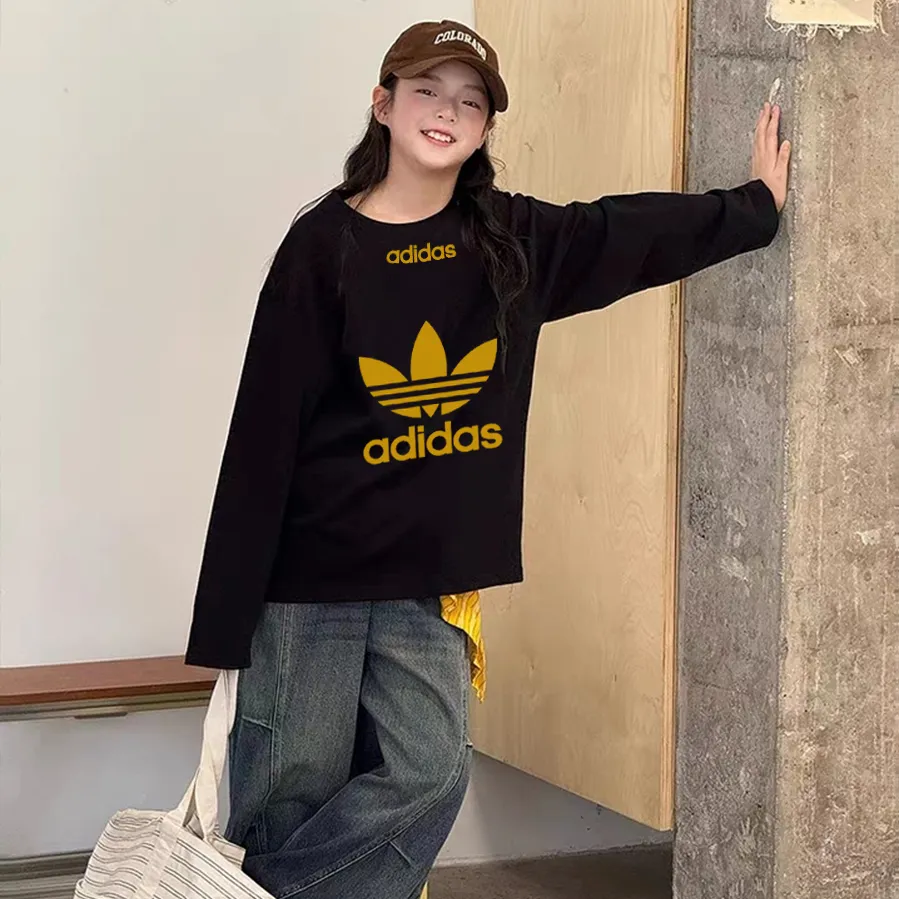 【90-160cm】人気爆発中 好感度UP おしゃれ トレンド カジュアル 女の子 長袖 Ｔシャツ