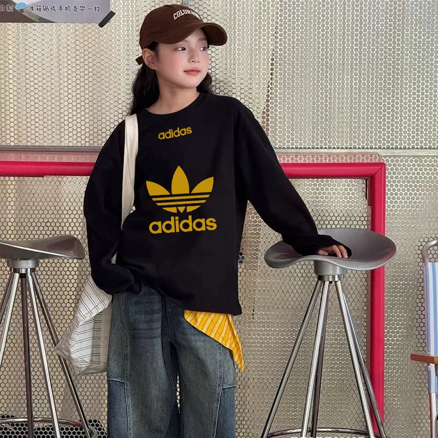 【90-160cm】人気爆発中 好感度UP おしゃれ トレンド カジュアル 女の子 長袖 Ｔシャツ