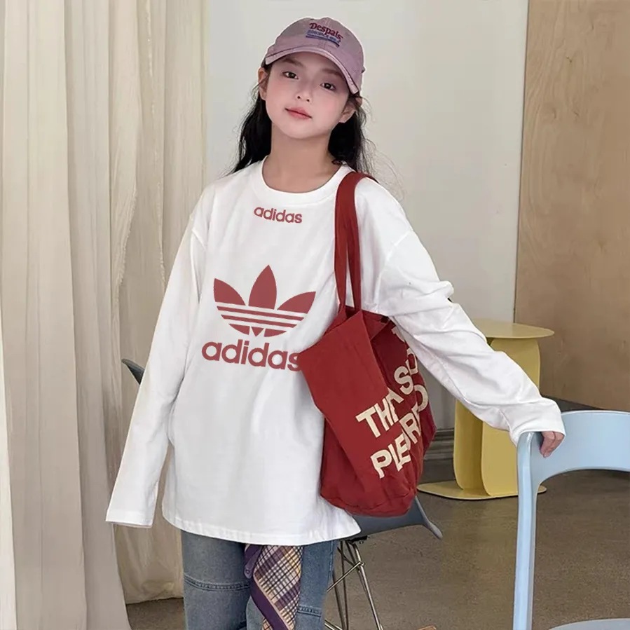 【90-160cm】人気爆発中 好感度UP おしゃれ トレンド カジュアル 女の子 長袖 Ｔシャツ