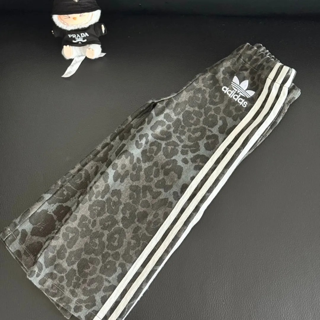 【80-130cm】トレンド感たっぷり 大注目 カジュアル ヒョウ柄 動きやすさ抜群 パンツ