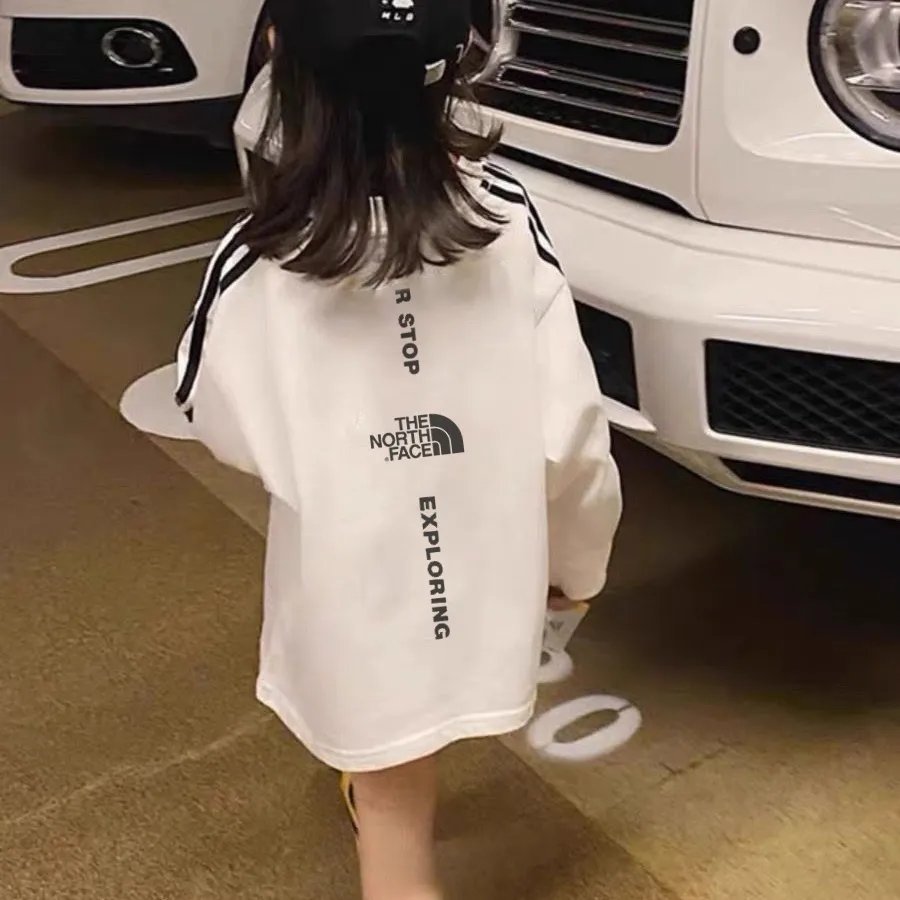 【90-150cm】トレンド感たっぷり 好感度UP カジュアル 合わせやすい 女の子 長袖 Ｔシャツ