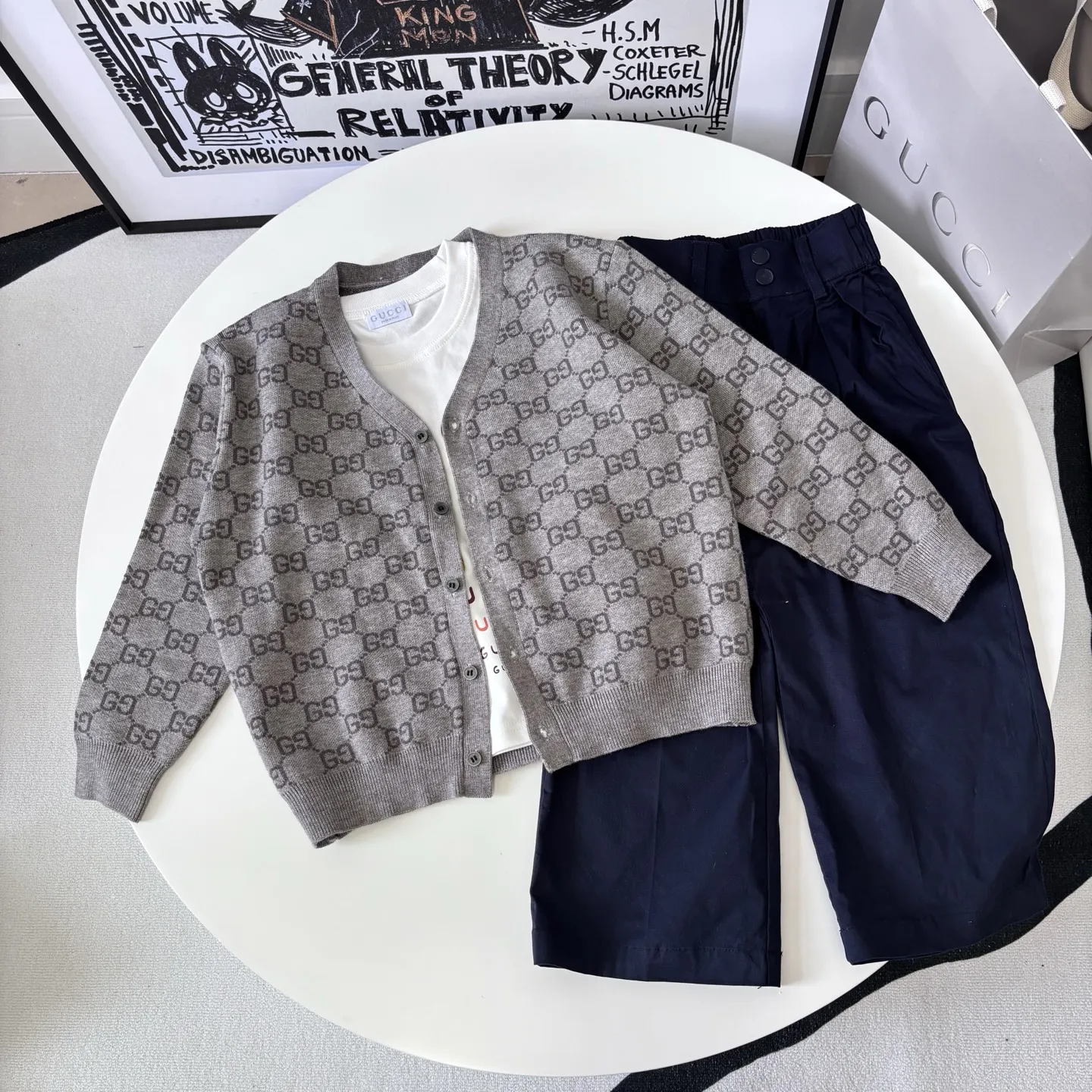 【100-160cm】ママたちに大好評 おしゃれ 着心地良い キッズ ニット カーディガン