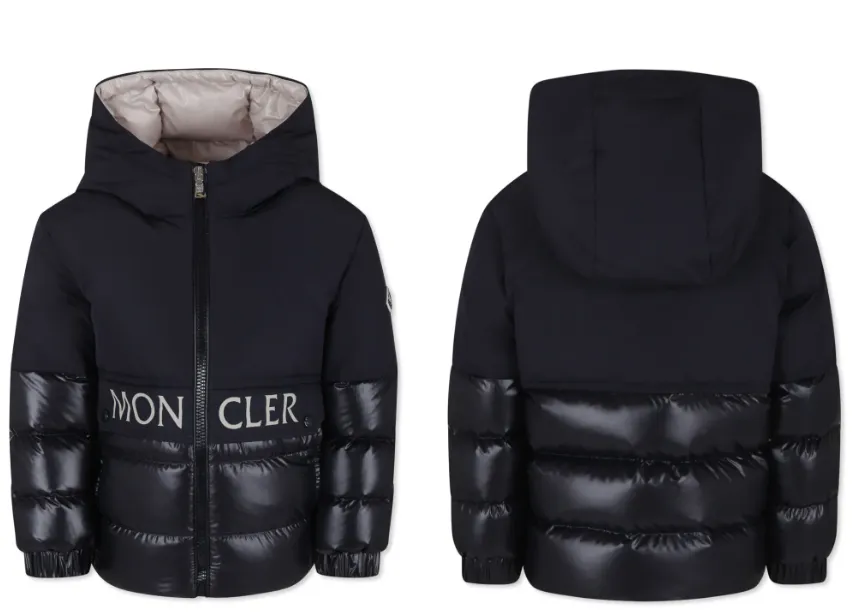 【110-160cm】着回し力抜群 保温性抜群 合わせやすい フード付き ダウンジャケット