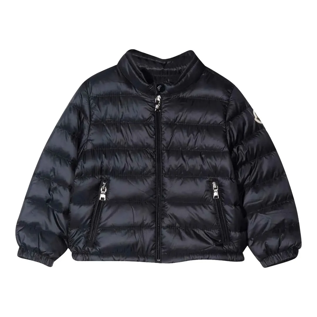 【110-160cm】トレンド感満載 保温性抜群 シンプル クール スタンドネック ダウンジャケット