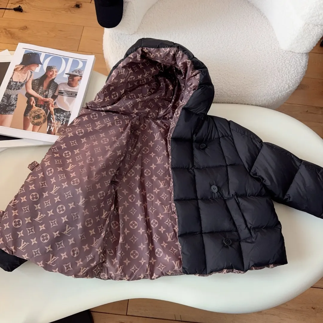 【110-160cm】これを逃す手はない 品質満点 トレンド  シンプル ダウンジャケット