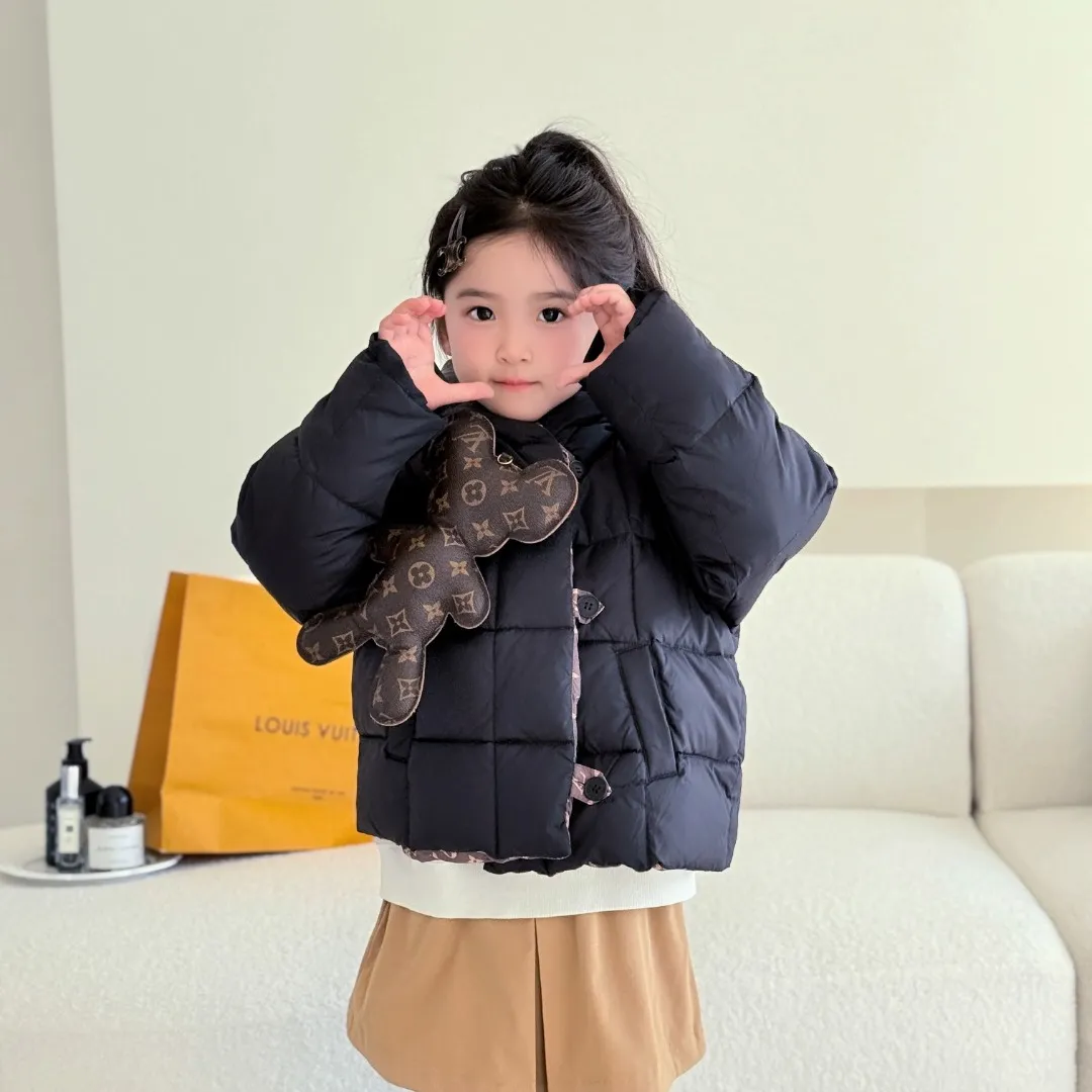 【110-160cm】これを逃す手はない 品質満点 トレンド  シンプル ダウンジャケット