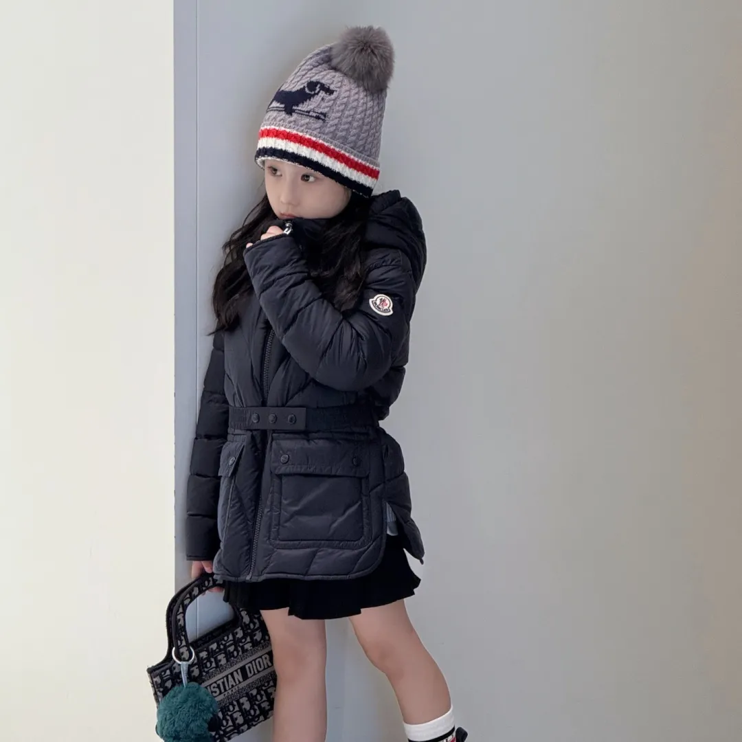 【100-160cm】デザイン満点 気質満点  おしゃれ 保温性抜群  防寒対策 ダウンジャケット
