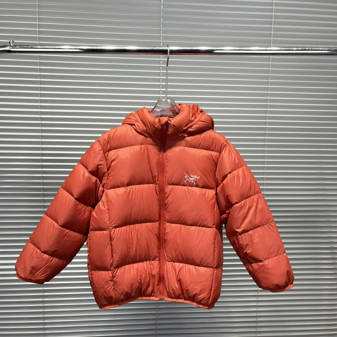 【120-170cm】デイリー使いに最適 シンプル 保温性抜群 フード付き ダウンジャケット