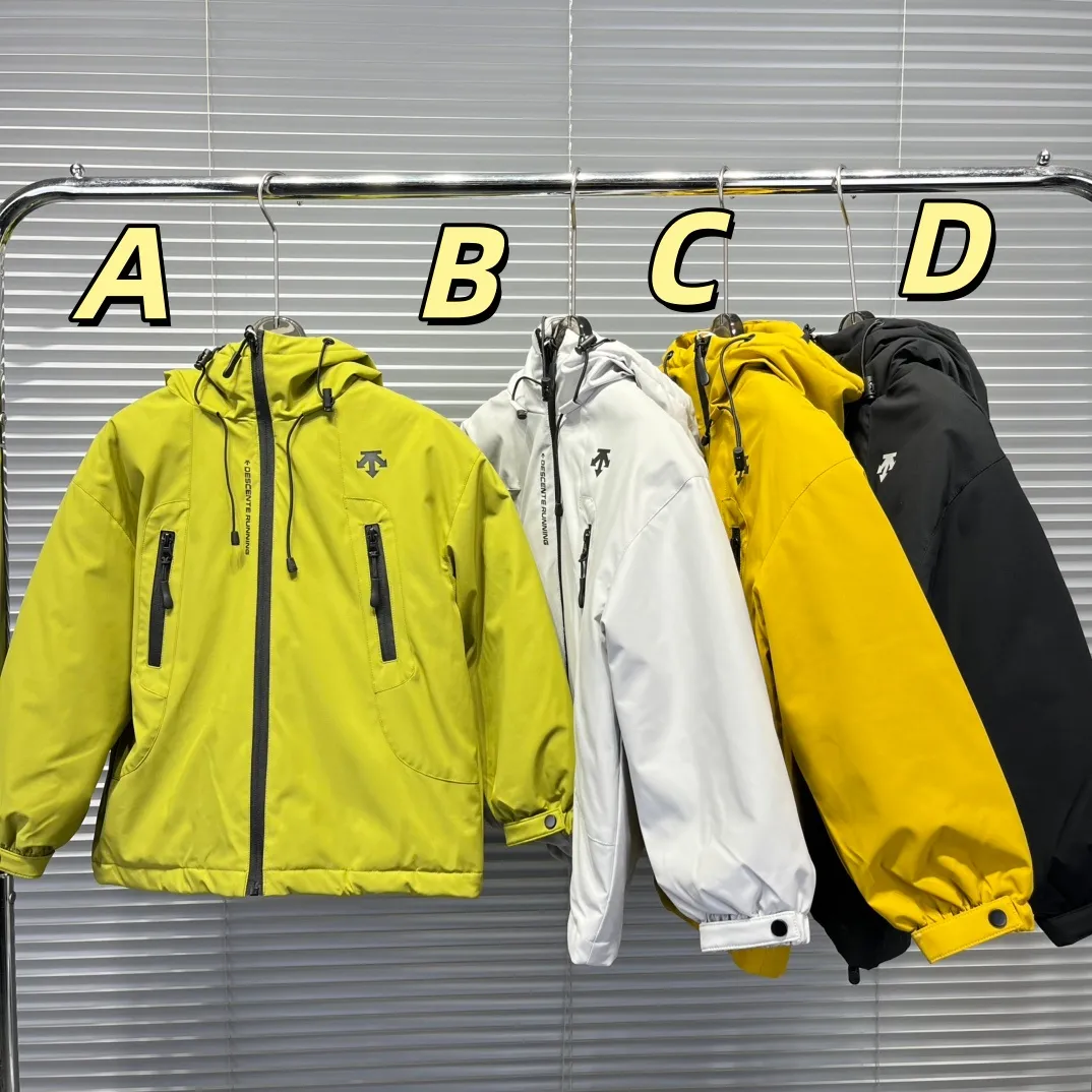 【120-170cm】注目度UP 動きやすい あったか保温 防風ジャケット フード付き ダウンジャケット