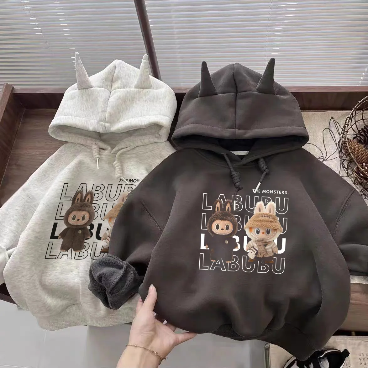 【90-150cm】絶対欲しい 新作登場 ストリート カジュアル デビルデザイン パーカー